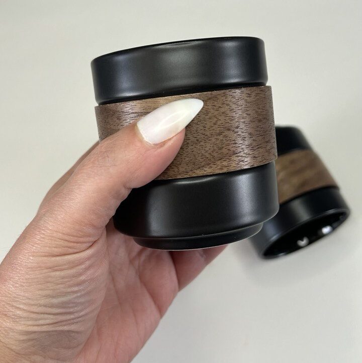 Ceramic Cup with wooden sleeve