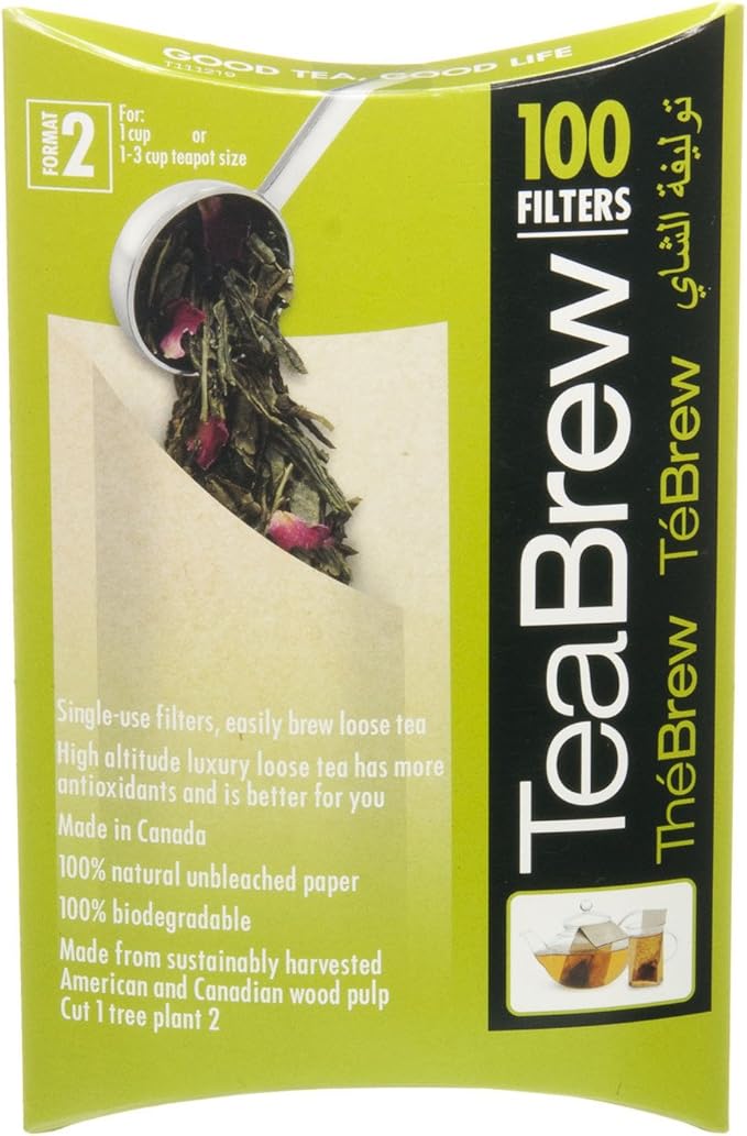 TEA BREW Filters #2 (2-3 cup) - 100/Pack